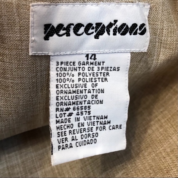 3Piece Vintage Ensemble-Blazer Skirt Pants NWOT - Picture 9 of 9